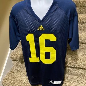 Adidas Sewn Michigan Men’s Football Jersey Shirt #16 Denard Robinson